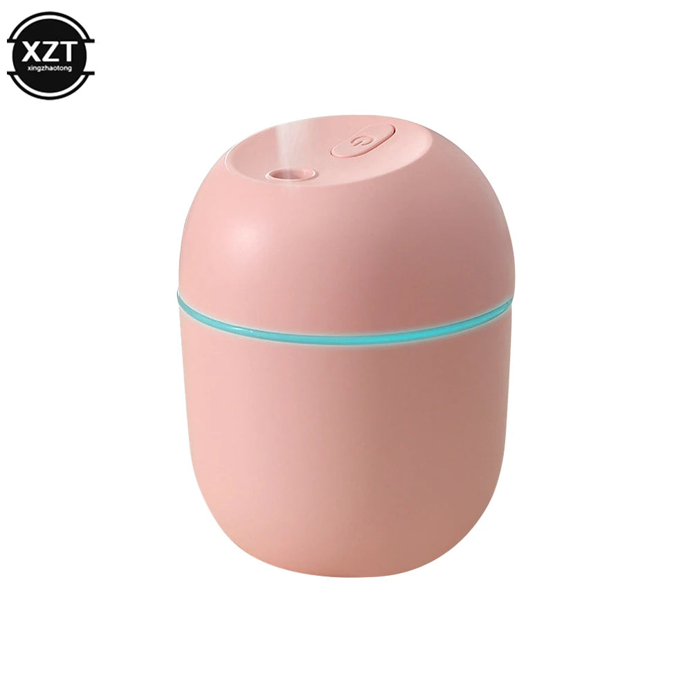 220ml Mini Essential Oil Diffuser & Humidifier – USB Powered with LED Night Light for Home, Car & Office