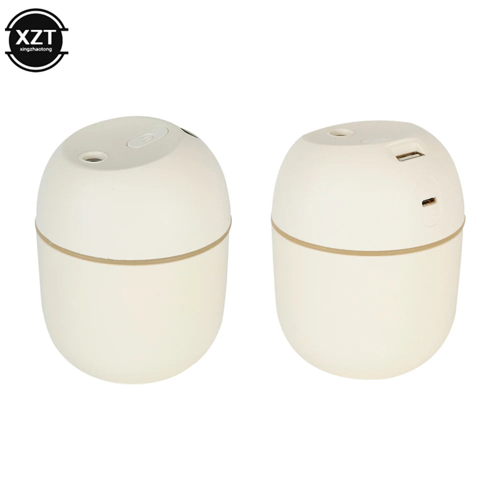 220ml Mini Essential Oil Diffuser & Humidifier – USB Powered with LED Night Light for Home, Car & Office