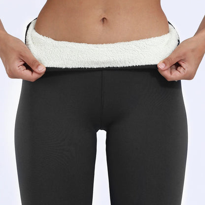 Women’s High-Waisted Fleece-Lined Leggings – Thick, Stretchy, and Warm Winter Pants for Everyday Comfort