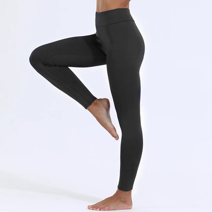 Women’s High-Waisted Fleece-Lined Leggings – Thick, Stretchy, and Warm Winter Pants for Everyday Comfort