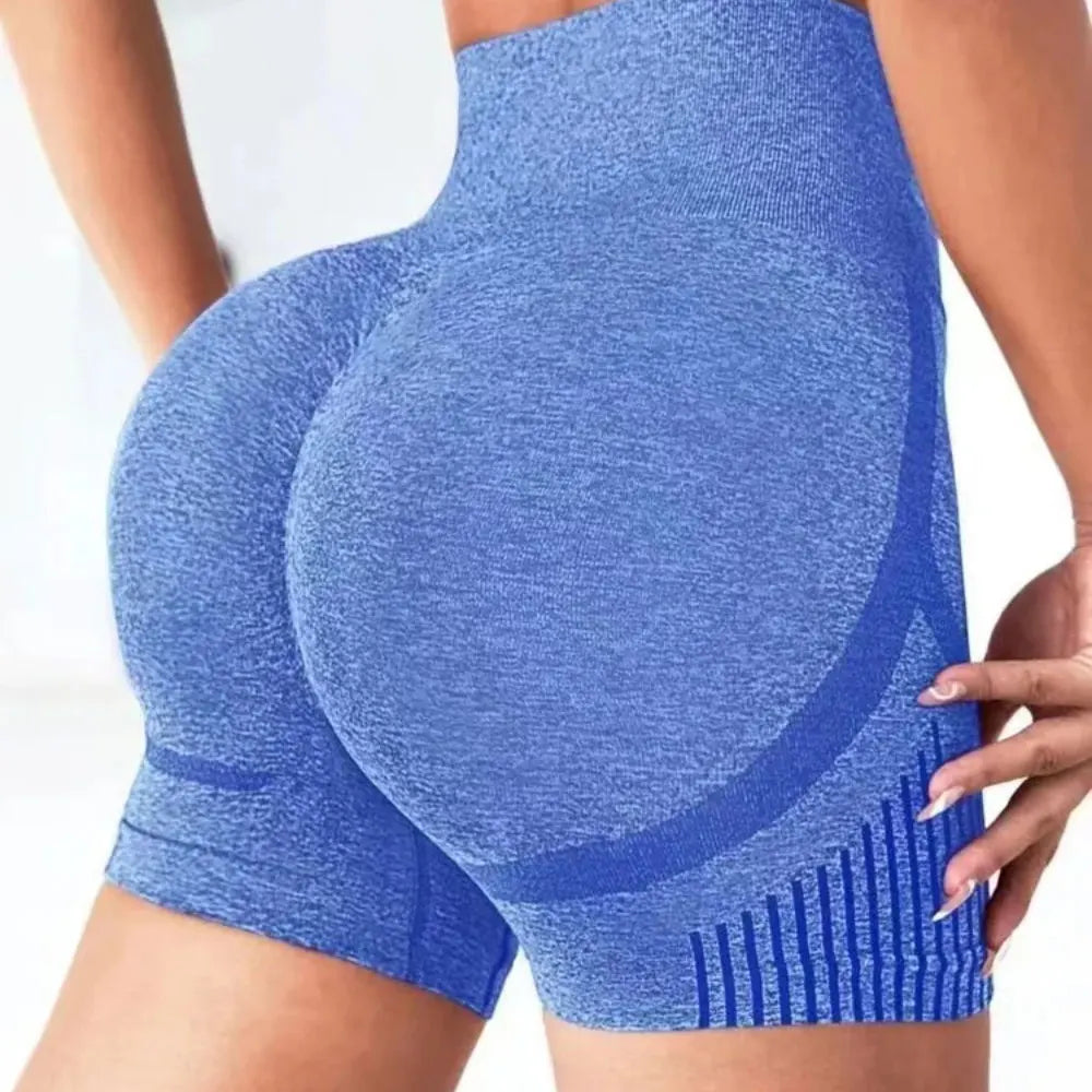 Women's High-Waisted Yoga Shorts – Butt-Lifting Workout, Gym, Running & Fitness Sportswear