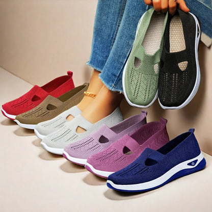 Women's summer shoes - casual sneaker, Non-slip sole design, fly-woven upper is more skin-friendly sale shoes with free shipping