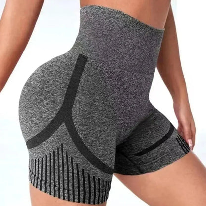 Women's High-Waisted Yoga Shorts – Butt-Lifting Workout, Gym, Running & Fitness Sportswear