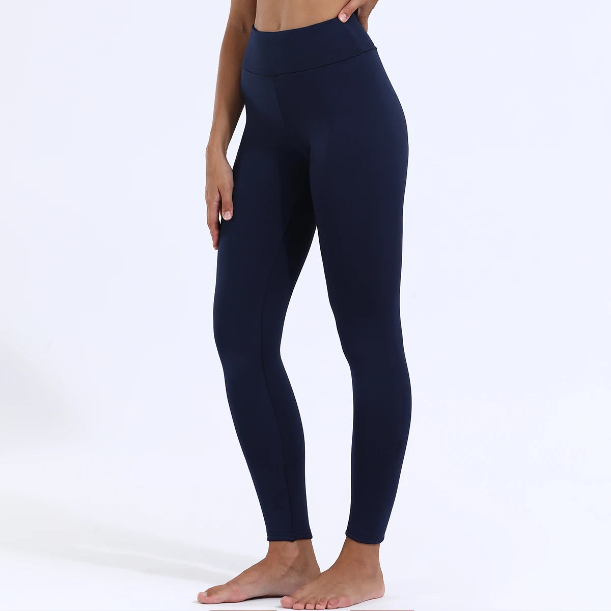 Women’s High-Waisted Fleece-Lined Leggings – Thick, Stretchy, and Warm Winter Pants for Everyday Comfort
