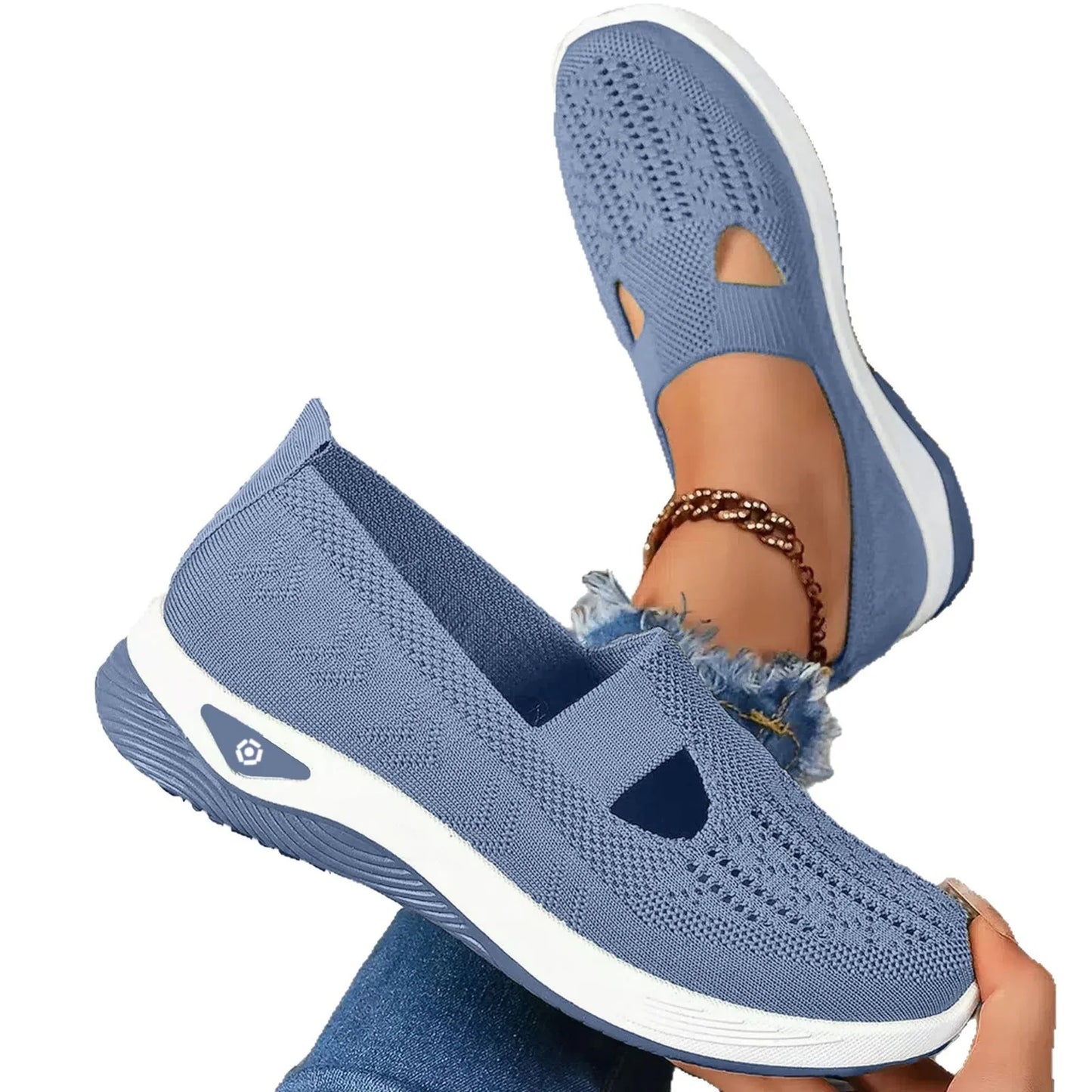 Women's summer shoes - casual sneaker, Non-slip sole design, fly-woven upper is more skin-friendly sale shoes with free shipping