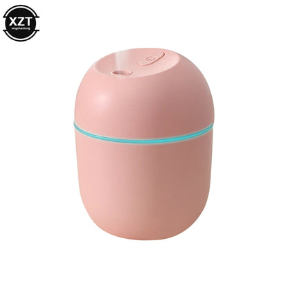 220ml Mini Essential Oil Diffuser & Humidifier – USB Powered with LED Night Light for Home, Car & Office