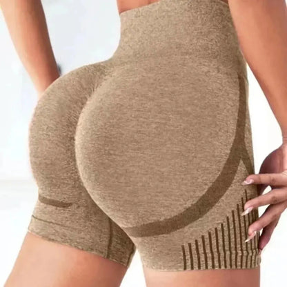 Women's High-Waisted Yoga Shorts – Butt-Lifting Workout, Gym, Running & Fitness Sportswear