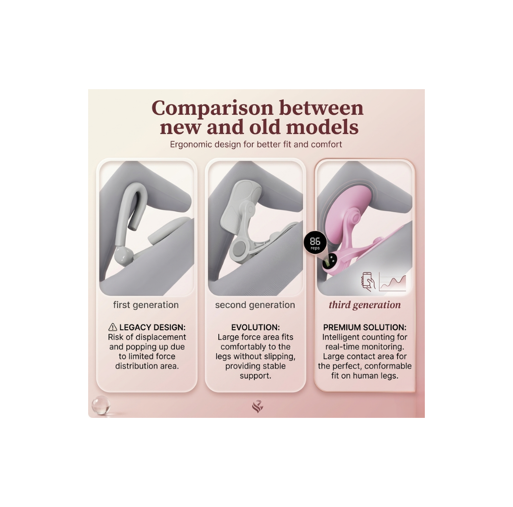 Adjustable Pelvic & Thigh Trainer – Postpartum Recovery & Leg Sculpting Device