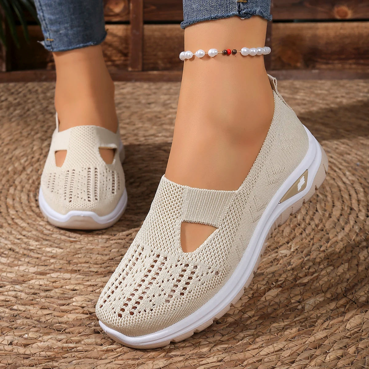Women's summer shoes - casual sneaker, Non-slip sole design, fly-woven upper is more skin-friendly sale shoes with free shipping