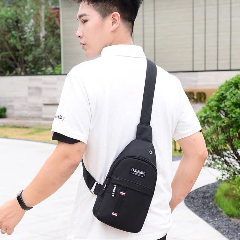 Men's Waterproof Large-Capacity Waist Bag with Adjustable Strap – Ideal for Travel, Running, Hiking & Cycling